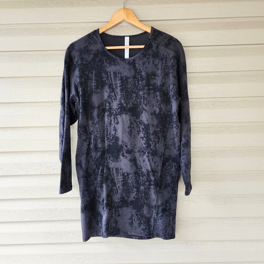 Lululemon Comme to cozy tie dye tunic dress